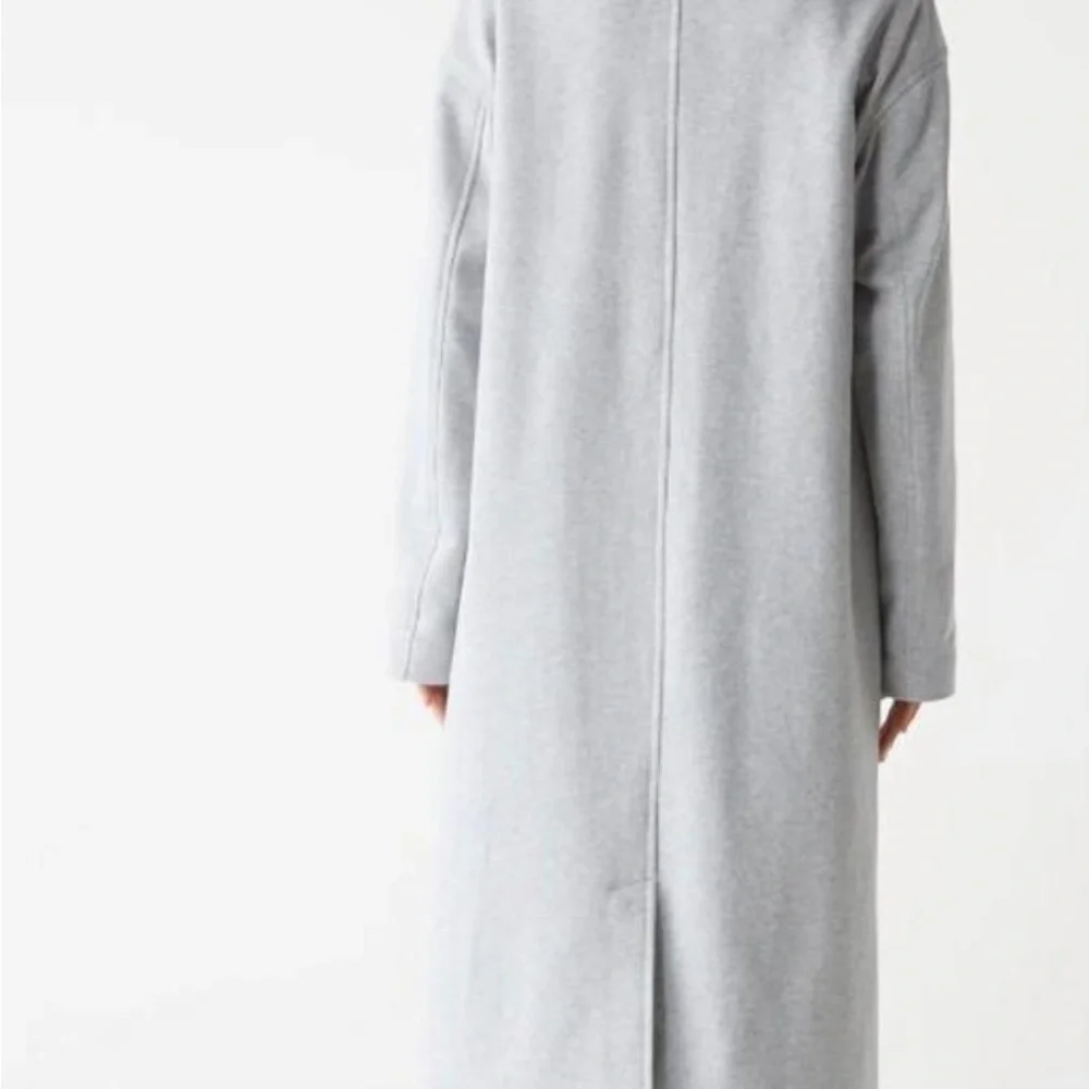 NWT Michael Stars Heather Grey Torres Terry Overcoat - Picture 3 of 7